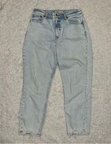 Abercrombie and Fitch Curve Love Light Wash The Mom High Rise Jean size 8 / 29 Photo 0