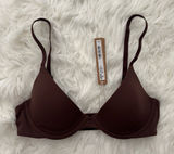 Skims Fits Everybody Scoop Plunge Bra Cocoa Size 32B Photo 0