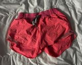 Lululemon Athletica Pink Athletic Shorts Lightweight Elastic Waist Photo 0