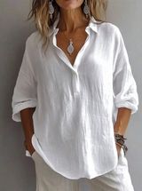 Women's solid color shirt Photo 0