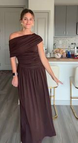 Wedding Guest Dress Brown Size M Photo 0