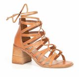 Leather Heel Sandals Photo 0
