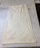 Universal Thread Cream Crochet Midi Skirt XL NWT Knit Side Slit Lined NWT Photo 0