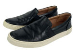 Frye Women's Ivy Black Leather Slip On Sneakers Casual‎ Shoes Size 6.5 Photo 0