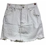 Free People We The Free Brea‎ Cutoff Skirt Deco White Women's Size 25 Photo 0