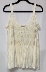 American Rag Cream Cold Shoulder Blouse Photo 0