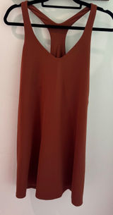Girlfriend Collective Lola V Nwck Dress with Built-in Shorts‎ Mahogany 4XL Photo 0