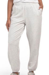 Yogalicious Scuba New Flow Jogger Heather Gray High‎ Rise Sweatpants Womens L Photo 0