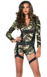 Leg Avenue Goin’ Comando Halloween Costume Size S Photo 0