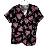 SB Scrubs Breast Cancer Scrub Shirt nwt‎ Photo 0