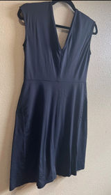 Patagonia Navy‎ V-Neck Sleeveless A-Line Dress outdoor casual medium summer Photo 0