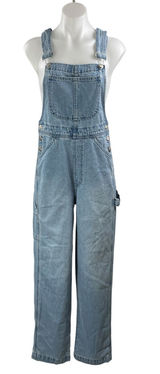Madewell Women's Blue Medium Wash Utility Y2K Straight Denim Jeans Overall Sz XS Photo 0