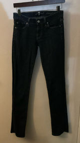 7 For All Mankind 7FAM Straight Leg Denim Jeans 26 Classic Casual Preppy Indie Photo 0