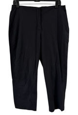 Lululemon In‎ Power Mid Rise Crop Pants Womens 10 Black W6BDQS Photo 0