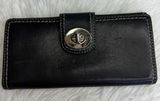 y2k COACH Vintage Soho Black Turn Lock Wallet Photo 0