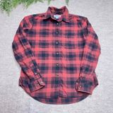 Carhartt Plaid Lightweight‎ Flannel Rust Black Workwear Utility EUC Sz XS Casual Photo 0