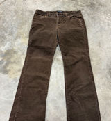 Polo Jeans Co Ralph Lauren Brown Corduroy Pants Womens 10x32 Straight Leg Photo 0
