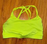 Energy Sports Bra Lululemon 4 highlighter yellow Photo 0