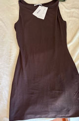 NEW! Brown mini dress Size M Photo 0