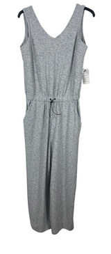 Old Navy Active Breathe ON Jumpsuit Gray Sleeveless Cropped Wide Leg S NWT Photo 0