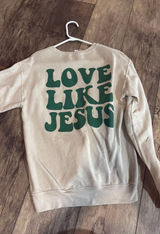 Love Like Jesus Etsy Sweatshirt Photo 0