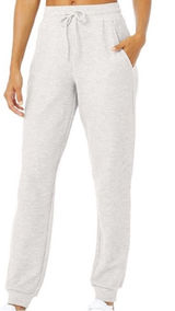 Alo Micro‎ Waffle Fireside Jogger Sweatpant Dove Grey Heather XXS Photo 0