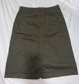 St. John's Bay Women's Size 12 Olive Green Utility Midi Skirt with Pockets NWT Photo 0