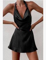 Black Mini Dresss Size M Photo 0