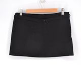Mango MNG Straight Belted Mini Skirt Low Waist in Black Women's S Photo 0