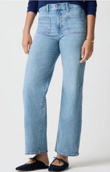 J.Crew Slim Wide-Leg Jeans Photo 0