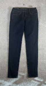 American‎ Eagle Outfitters Jeggings Size 6 Long Women's Stretch Blue Jeans Photo 0
