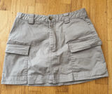 Abercrombie & Fitch Cargo Mini Skirt Beige S EUC Utility Chic Street Preppy Y2K Photo 0