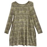Pact Revive Organic Cotton Swing Dress - Size Large‎ Pockets Green Lagenlook Photo 0