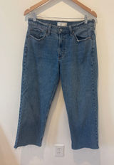 Abercrombie Fitch Curve Love The Baggy Low Rise Jeans Medium Wash Size 28 Photo 0