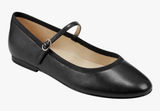 Marc Fisher Women's Espina Mary Jane Ballet Flat Leather Black Size US 8! Photo 0