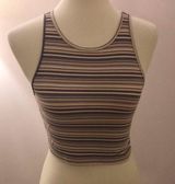 American Eagle Outfitters Striped Crop Top Photo 0
