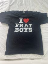 I HEART FRAT BOYS TEE Black Size M Photo 0
