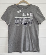 Nike Gray New England Patriots Champions Graphic Tee Size M NEW Photo 0