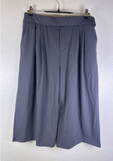 G4Free ShiftReady Wide Leg Crop Pants Gray Pleated Athletic Trousers XL Photo 0
