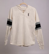 4Her by Carl Banks White Sox MLB Lace Up Hoodie‎ Sweatshirt XL Photo 0