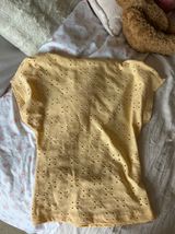 Yellow Open Back Top Size XS Photo 0