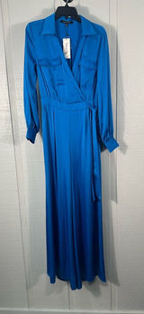 Strut and Bolt Blue Long Sleeve Pantsuit Size Small NWT Photo 0