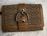 y2k Coach Vintage Brown Soho Buckle Wallet Photo 0