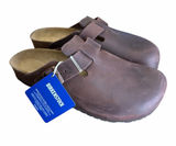 🆕Birkenstock Sandals Boston Habana Oiked Leather Suede Clog Insole. size EU42 NW Photo 0