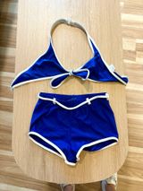 Sun Streak by Newport News Vintage High-Waisted Bikini Bathing Suit 90s Photo 0
