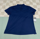 NWT Nike Navy Golf- Dry Short Sleeve Blade Polo Size XL Photo 0
