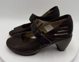 Merrell Evera Bracken Mary Jane Brown Open Toe Pump‎ Heels US Women's Size 6 Photo 0