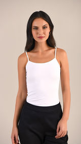 ANNE FONTAINE Women's Cintia Camisole – Stretch Thin Strap White EU 40 | US M Photo 0