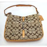 FLAW** COACH Vintage Y2K Hampton Signature Designer Shoulder Handbag Purse 6091 Photo 0