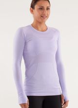 Lavender Lululemon Swiftly Tech Long Sleeve Top Photo 0